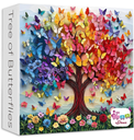 iDream 1000 Pieces Jigsaw Puzzle – Artistic 3D Design, Colorful Wall Decor, Challenging Puzzle Gift for Friends & Family (Butterfly Tree)